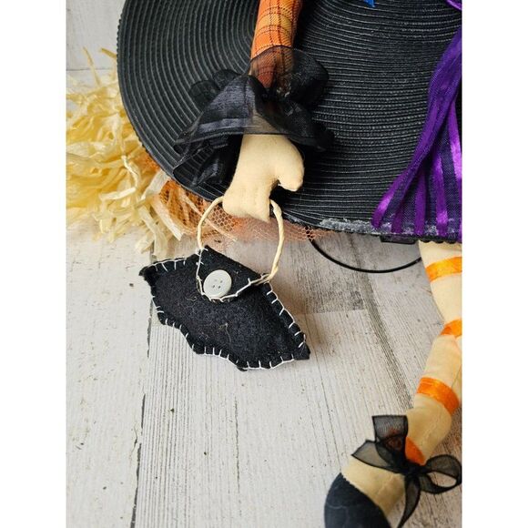 Dept 56 pumpkin hat 91408 Halloween home decor as is - Picture 3 of 9